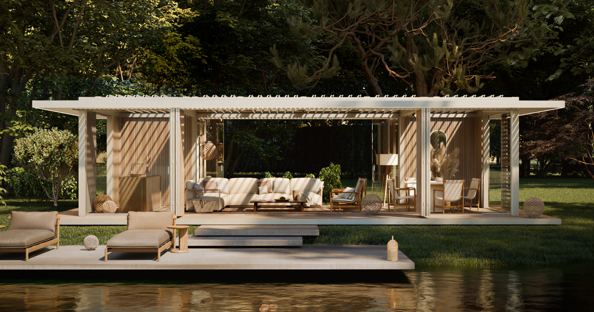 Modulaire terrasoverkapping Amani van Renson