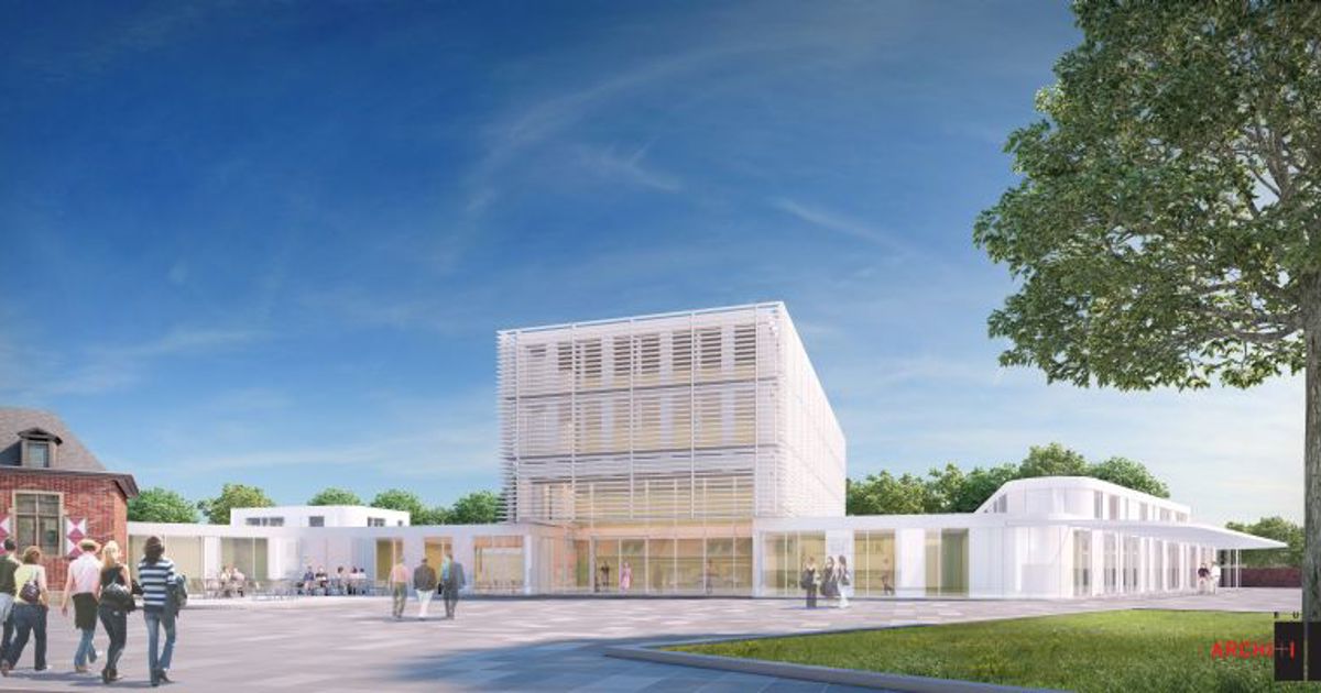Nieuw administratief centrum en bibliotheek Ternat
